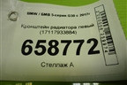Кронштейн радиатора левый (17117933884) для BMW 5-серия G30 с 2017г