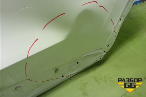 Дверь задняя левая (6201124XKQ00AD) для Haval F7 с 2019г (Ф7)