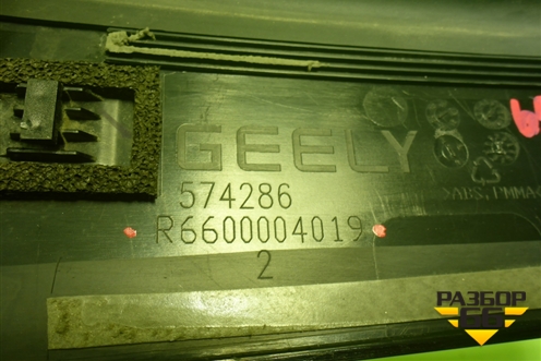 Накладка двери задней правой (на рамку) (6600004019) для Geely Coolray с 2019-2025г (Кулрей)