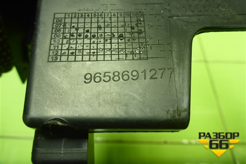 Накладка декоративная (на кулису кпп) (9658691277) для Peugeot 408 с 2012г