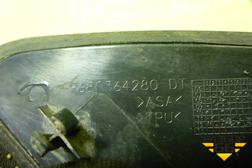 Накладка переднего крыла правого (9680364280) для Peugeot 408 с 2012г