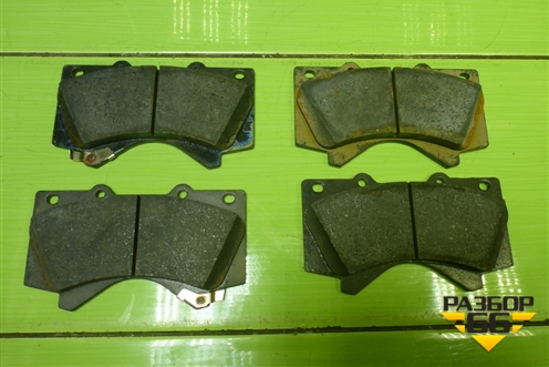 Колодки тормозные передние (новые) (0446560280) для Toyota Land Cruiser (200) с 2008г (Ленд Крузер)