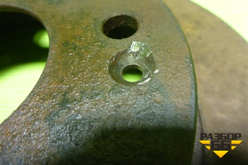 Диск тормозной задний для Honda Accord(CL-CM) с 2003-2007г (Аккорд)