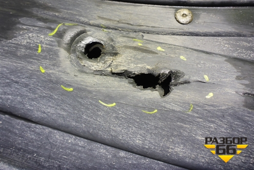 Защита антигравийная (74605SMGE001) для Honda Civic 5D с 2005-2011г (Цивик)