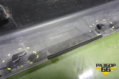 Накладка на порог наружная левая (877512W000) для Hyundai Santa Fe с 2012-2018г (Санта Фе)