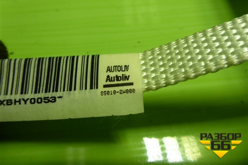 Подушка безопасности боковая шторка левая (850102W000) для Hyundai Santa Fe с 2012-2018г (Санта Фе)