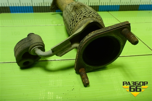 Приёмная труба глушителя (2.4л G4KE) (286102W300) для Hyundai Santa Fe с 2012-2018г (Санта Фе)