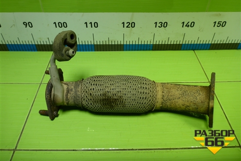 Приёмная труба глушителя (2.4л G4KE) (286102W300) для Hyundai Santa Fe с 2012-2018г (Санта Фе)