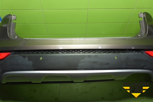 Бампер задний (до 2015г) (866112W000) для Hyundai Santa Fe с 2012-2018г (Санта Фе)