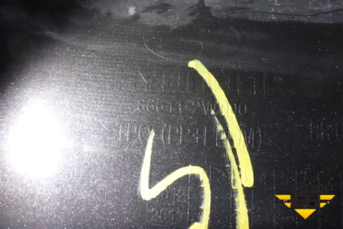 Бампер задний (до 2015г) (866112W000) для Hyundai Santa Fe с 2012-2018г (Санта Фе)