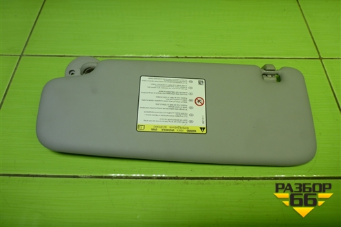 Козырёк солнцезащитный правый для Chevrolet Aveo (Т300) с 2011г (Авео Т300)