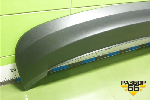 Юбка заднего бампера (новая) (5JH807521) для Skoda Rapid с 2013г (Рапид)