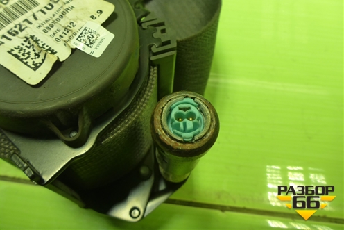 Ремень безопасности передний правый с пиропатроном (616217100B) для Chevrolet Aveo (Т300) с 2011г (Авео Т300)