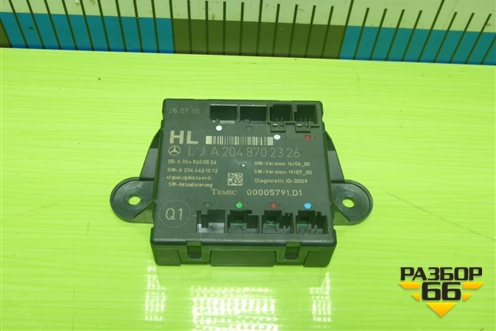 Блок комфорта (двери задний левый) (A2048702326) для Mercedes Benz C-Klass W204 с 2007-2014г (Ц)