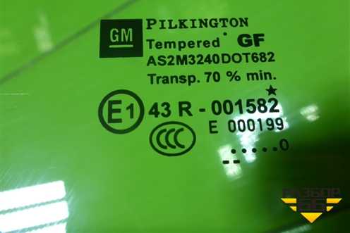 Стекло двери передней левой (5ти дверный кузов) для Opel Astra J с 2009г (Астра Джей)