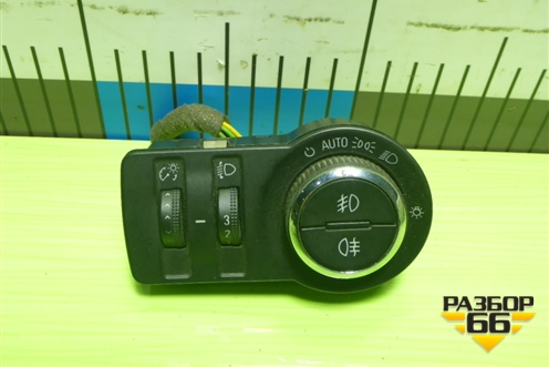 Модуль управления света фар (правый руль) для Opel Astra J с 2009г (Астра Джей)