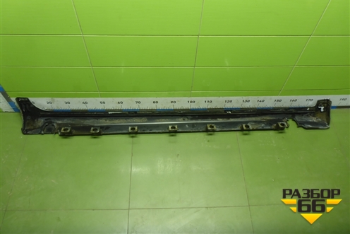 Накладка на порог наружная левая (95971532) для Chevrolet Aveo (Т300) с 2011г (Авео Т300)