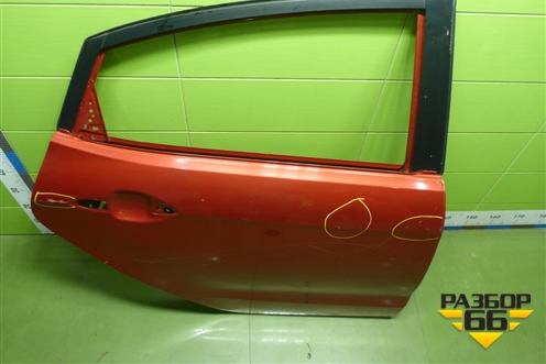 Дверь задняя правая (седан) (770044Y000) для Kia Rio с 2011-2016г (Рио 3)