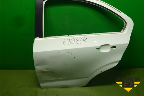 Дверь задняя левая (седан) (95330582) для Chevrolet Aveo (Т300) с 2011г (Авео Т300)