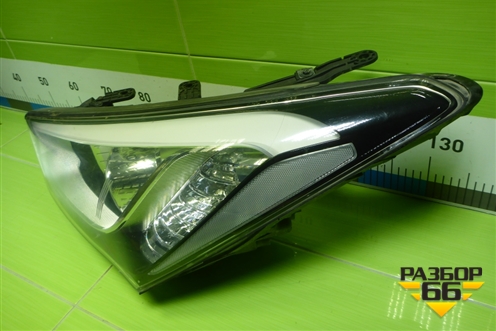 Фара левая (до 2015г ксенон с блоком и лампой) (921012W000) для Hyundai Santa Fe с 2012-2018г (Санта Фе)