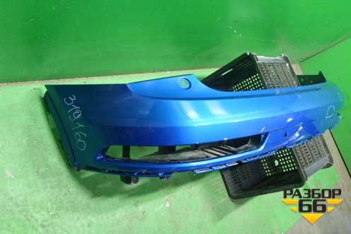 Бампер задний (верхняя часть после 2014г под парктроник) (8U0807385C) для Audi Q3 с 2011-2018г (Ку 3)