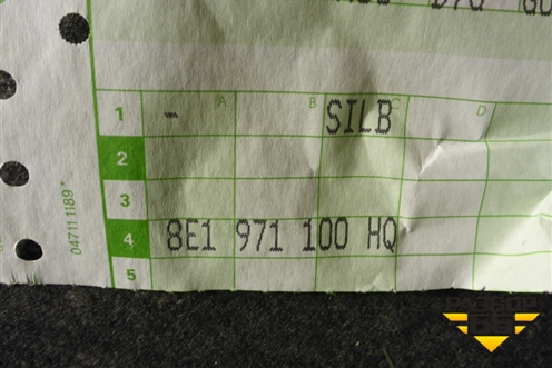 Обшивка потолка (универсал) (8E1971100HQ) для Audi A4 (В7) с 2004-2009г (А4)