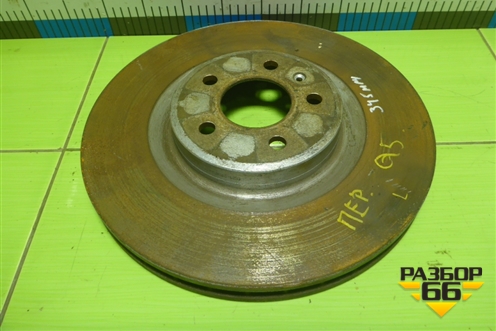 Диск тормозной передний вентилируемый для Audi Q5 c 2008-2017г (Ку 5)