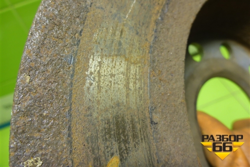 Диск тормозной задний (1K0615601AD) для Volkswagen Tiguan с 2011-2016г (Тигуан)