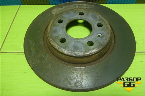 Диск тормозной задний (не вентилируемый) (8K0615601B) для Audi A4 (В8) с 2007-2015г (А4)