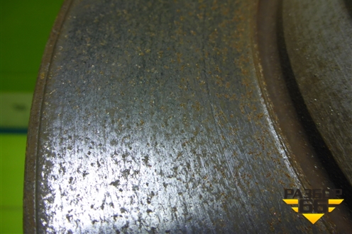 Диск тормозной задний (не вентилируемый) (8K0615601B) для Audi A4 (В8) с 2007-2015г (А4)