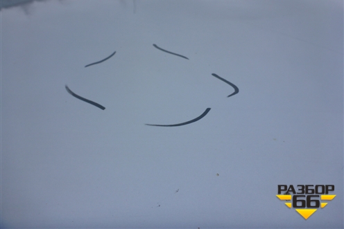 Крыша не под люк (5ти дверный хетчбэк) для Ford Focus 2 с 2005-2008г (Фокус)