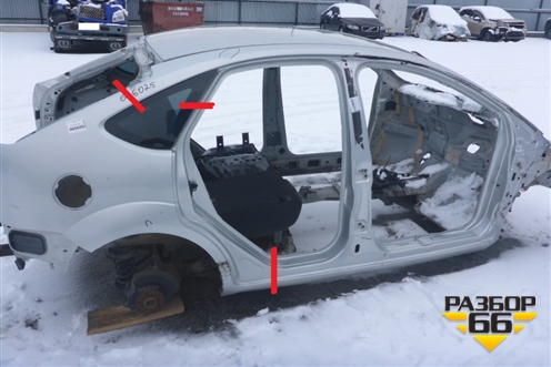 Крыло заднее правое (5ти дверный хетчбэк) для Ford Focus 2 с 2005-2008г (Фокус)