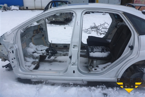 Порог со стойкой левый (5ти дверный хетчбэк) для Ford Focus 2 с 2005-2008г (Фокус)