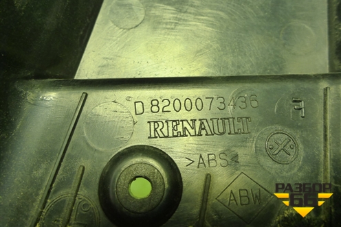 Накладка стойки (центральной правой) (8200073436) для Renault Megane 2 с 2002-2009г (Меган)