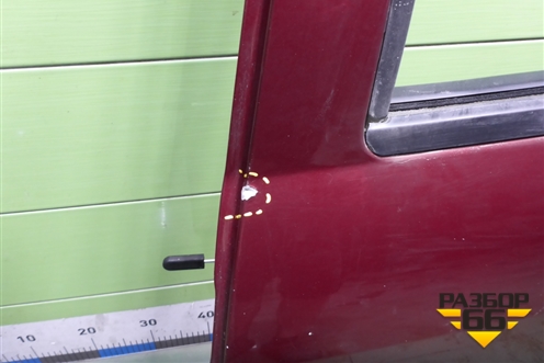 Дверь задняя левая (821017311R) для Renault Logan с 2004-2015г (Логан)