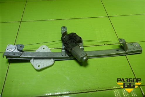 Стеклоподъёмник электрический передний правый (с моторчиком) для Renault Logan с 2004-2015г (Логан)