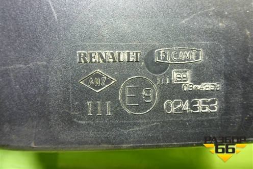 Зеркало левое механическое для Renault Logan с 2004-2015г (Логан)