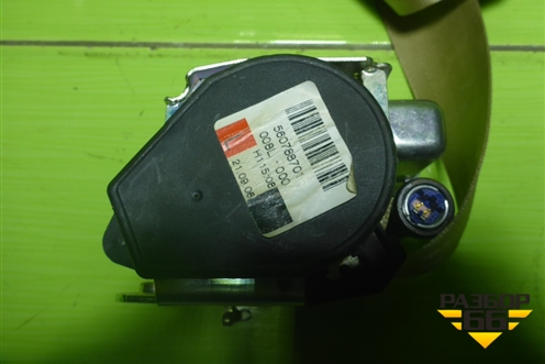 Ремень безопасности передний левый с пиропатроном (8E0857705G) для Audi A4 (В7) с 2004-2009г (А4)