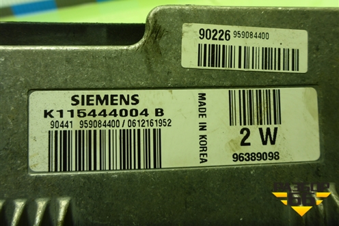 Блок управления двигателем (0.8л F8CV) (96389098) для Daewoo Matiz с 1998-2015г (Матиз)