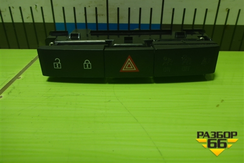 Модуль кнопок (аварийной сигнализации и центрального замка) (13285122) для Opel Astra J с 2009г (Астра Джей)