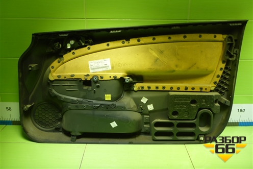 Обшивка двери передней левой под электрику (3-х дверный кузов) для Opel Corsa D с 2006-2014г (Корса Д)