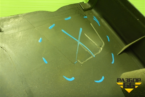 Обшивка салона боковая правая (3-х дверный кузов) для Opel Corsa D с 2006-2014г (Корса Д)