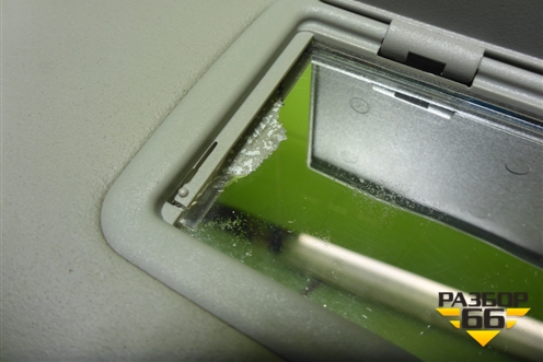 Козырёк солнцезащитный левый для Opel Corsa D с 2006-2014г (Корса Д)