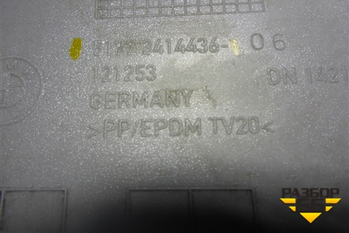 Накладка переднего крыла правого (51773414436) для BMW X3 E83 с 2004-2010г (Х3 Е83)