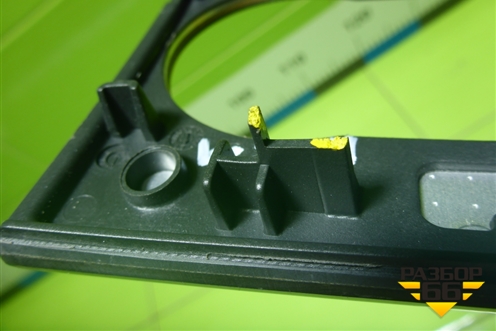 Накладка на торпедо (на климат контроль) (A2046803607) для Mercedes Benz C-Klass W204 с 2007-2014г (Ц)