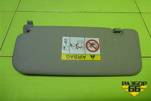 Козырёк солнцезащитный правый для Hyundai Solaris с 2010-2016г (Солярис)