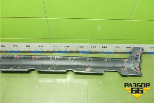 Накладка на порог наружная левая (X-Line) (87753H0500) для Kia Rio с 2017г (Рио 4)