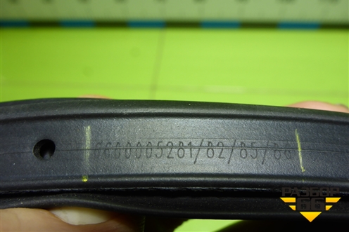 Уплотнитель двери задней левой (6600005285) для Geely Coolray с 2019-2025г (Кулрей)