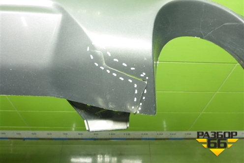 Юбка заднего бампера (2804115BQ22) для Changan CS35 Plus с 2018г (ЦС 35 плюс)