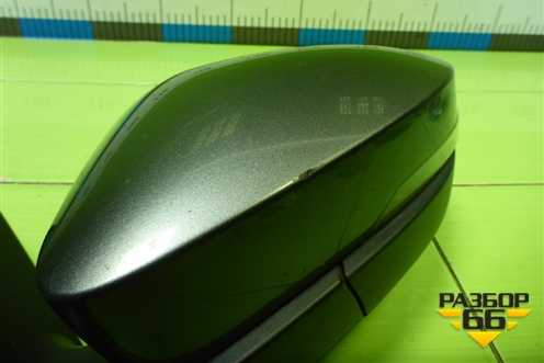 Зеркало левое электрическое (9 контактов) для Skoda Octavia (A7) с 2013г (Октавия)